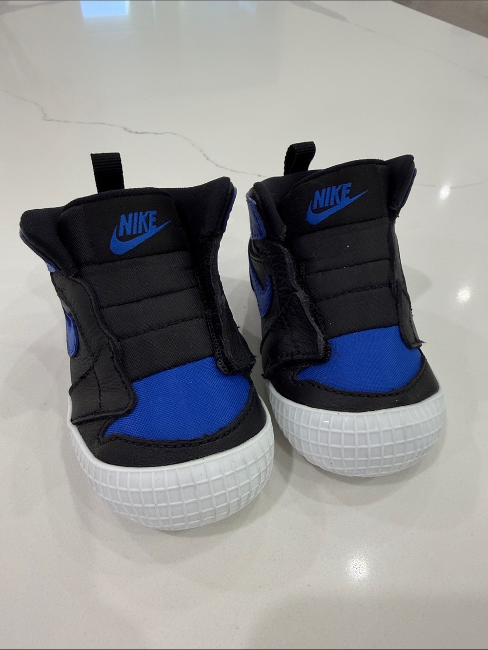 Nike Toddler Blue and Black Slip-On Sneakers